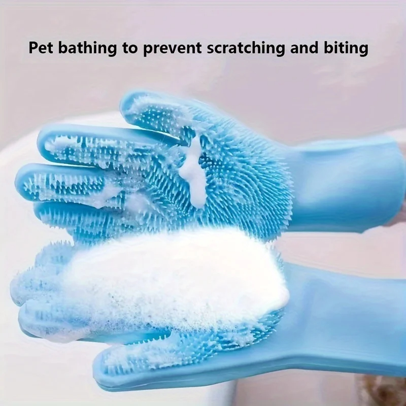 다기능 실리콘 애완동물 그루밍 장갑 헤어 리무버 브러쉬 - Rubber Glove Cleaning 리뷰 및 가격