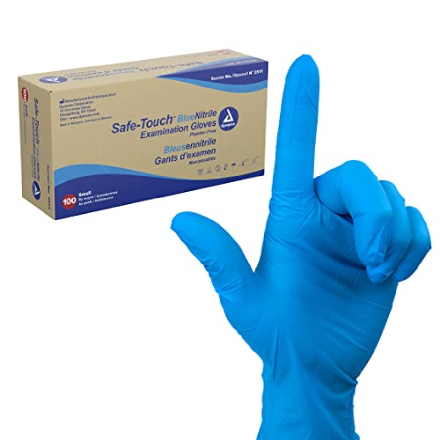 세이프 터치 일회용 니트릴 검진용 장갑, 파우더 프리, - Exam Glove Nitrile 리뷰 및 가격