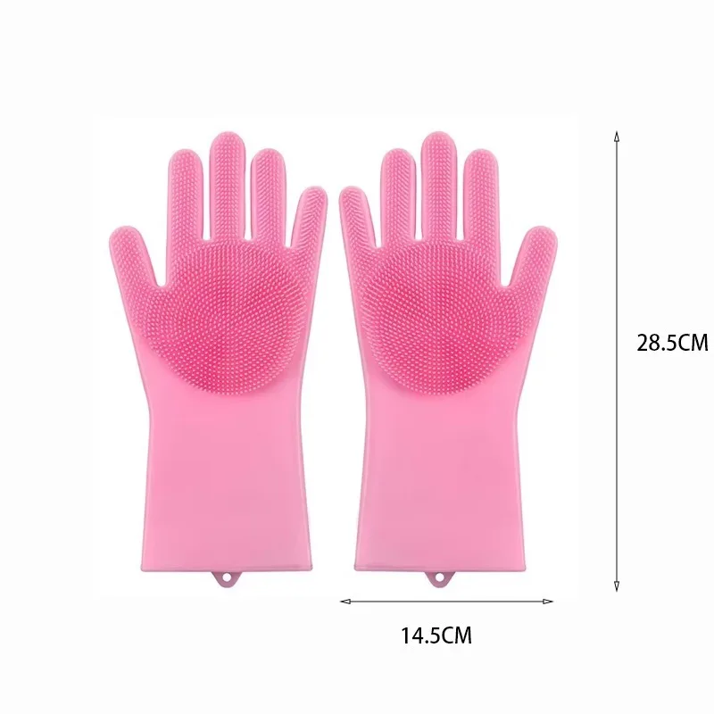 1pc 실리콘 식기 세척 장갑 청소 장갑 실리콘 고무  - Dish Glove Rubber 리뷰 및 가격