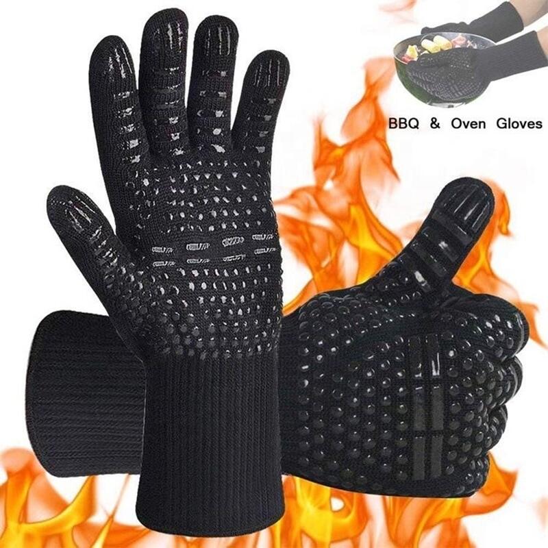 폭발성 고온 장갑, 내열성 보호 장갑, 실리콘 미끄럼  - Oven Mitt Silicone 리뷰 및 가격