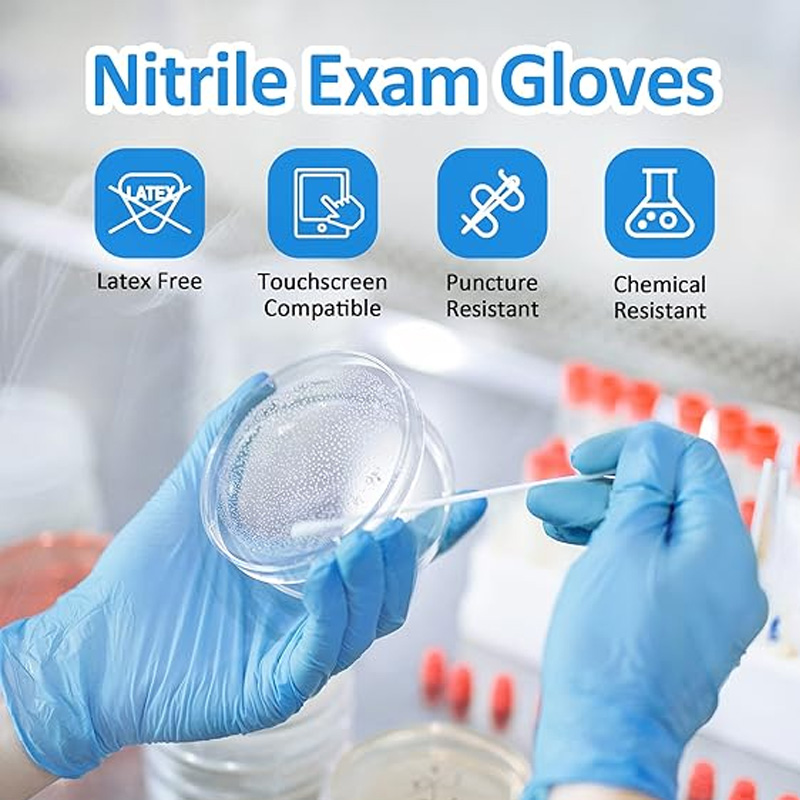 의료용 블루 니트릴 장갑 100매, 라텍스 프리 파우더 - Exam Glove Nitrile 리뷰 및 가격