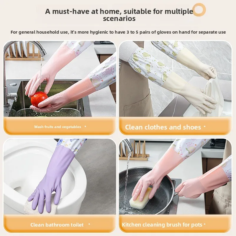겨울용 따뜻한 방수 설거지 장갑 플리스 안감 두꺼운 고 - Dish Glove Rubber 리뷰 및 가격