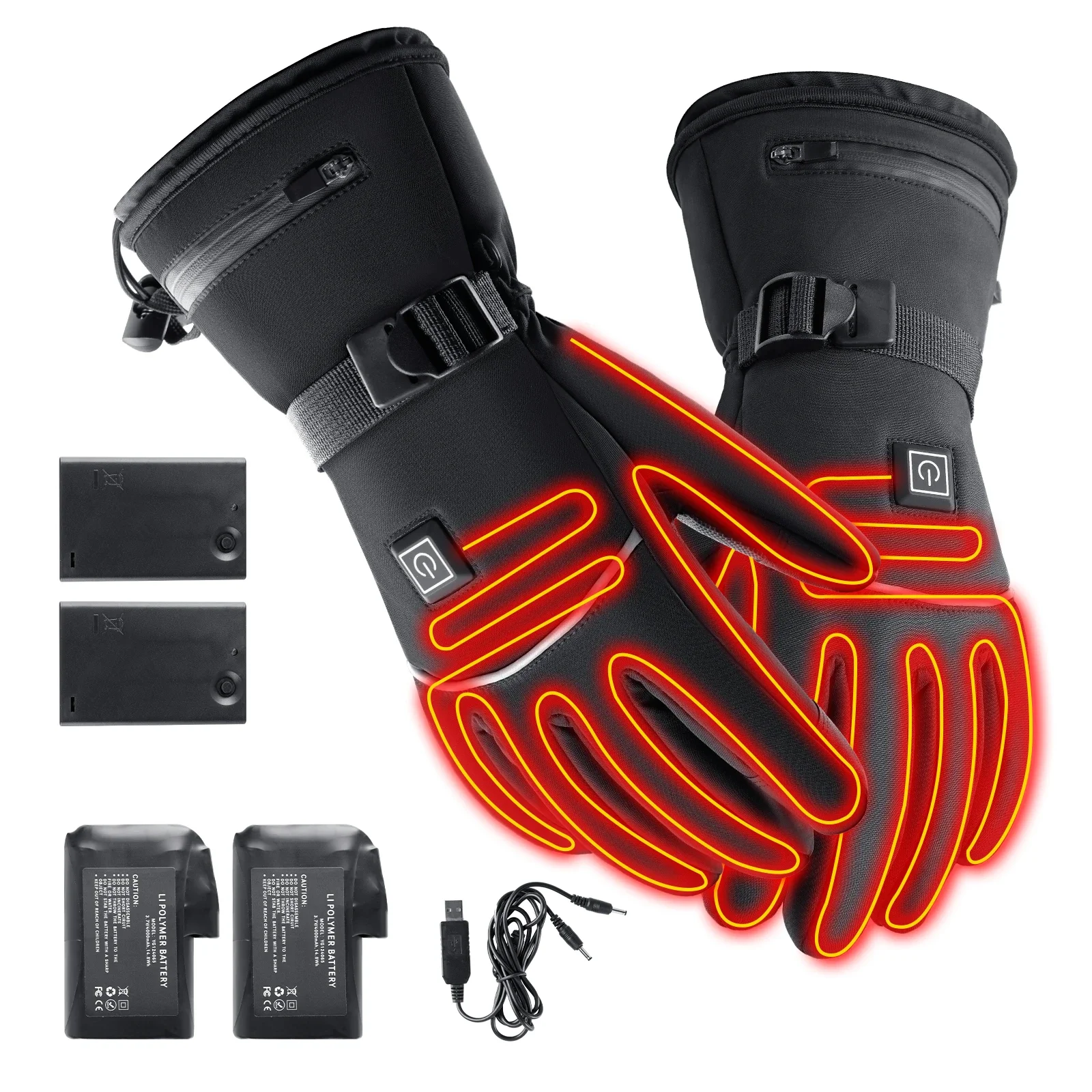 전기 가열 장갑 오토바이 겨울 모토 가열 장갑 스노 모 - Gardening Glove Waterproof 리뷰 및 가격