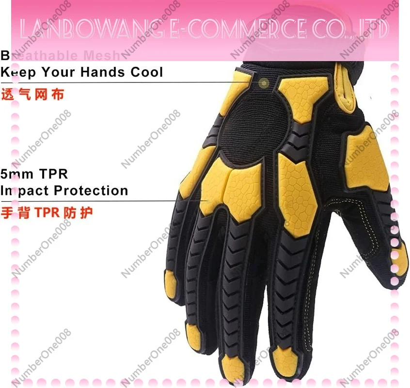 레벨 6 내절단성 장갑, PVC 내마모성 장갑 TPR  - Work Glove Impact 리뷰 및 가격
