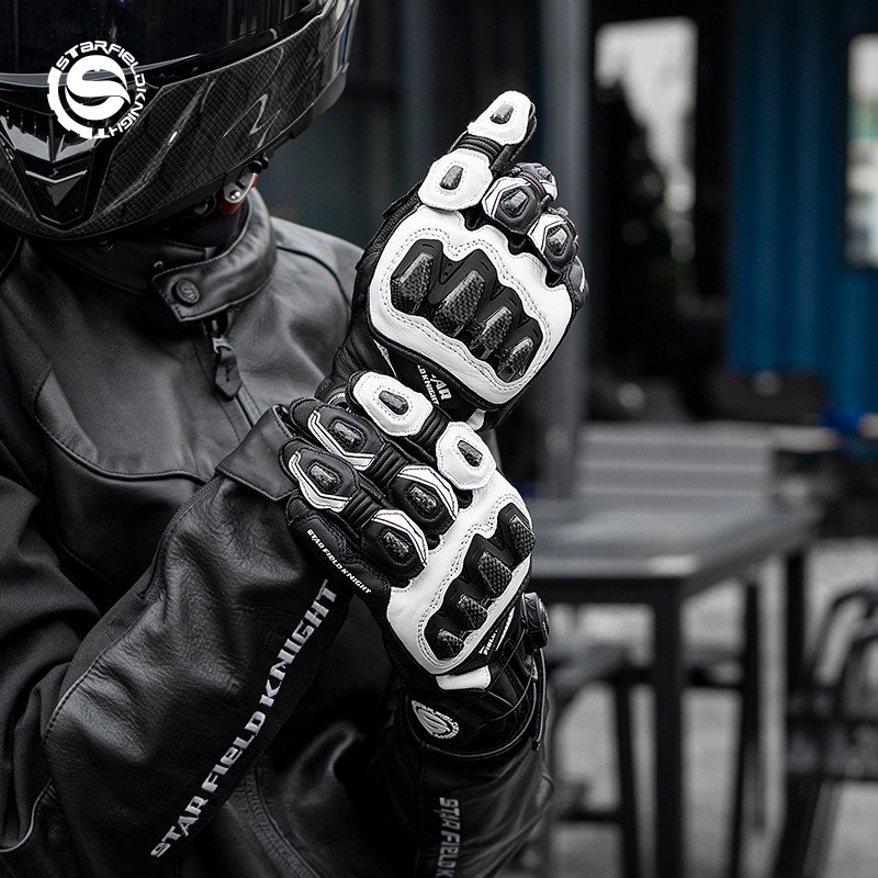 스타 필드 나이트 오토바이 장갑 남성용 염소 가죽 터치 - Motorcycle Glove Knuckle 리뷰 및 가격