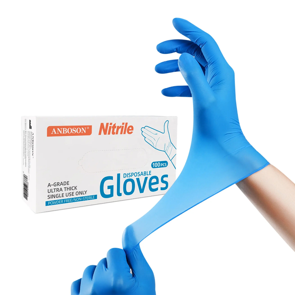니트릴 검진용 장갑-블루 라텍스 식품 등급 안전 일회용 - Exam Glove Nitrile 리뷰 및 가격