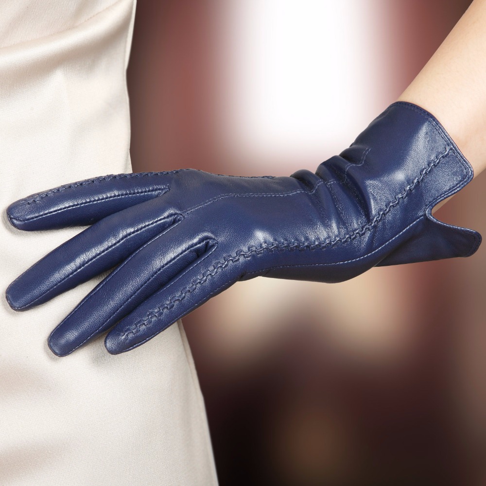 진짜 가죽 장갑 여성 고품질 숙녀 우아한 양가죽 가을  - Leather Driving Glove 리뷰 및 가격