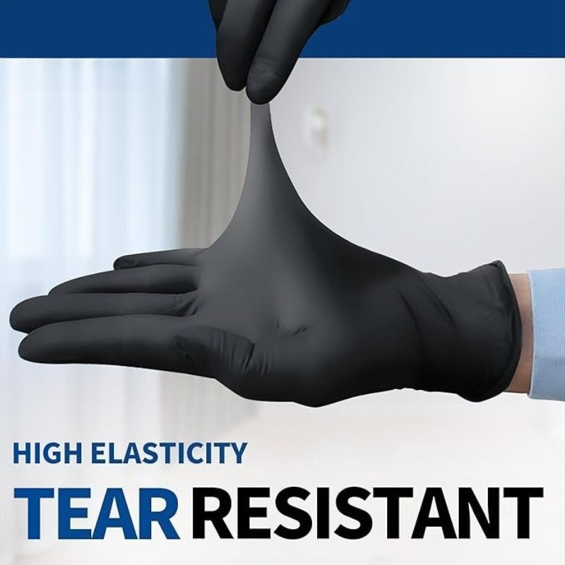 100Pcs 니트릴 일회용 장갑 블랙/화이트/블루/퍼플 - Exam Glove Nitrile 리뷰 및 가격