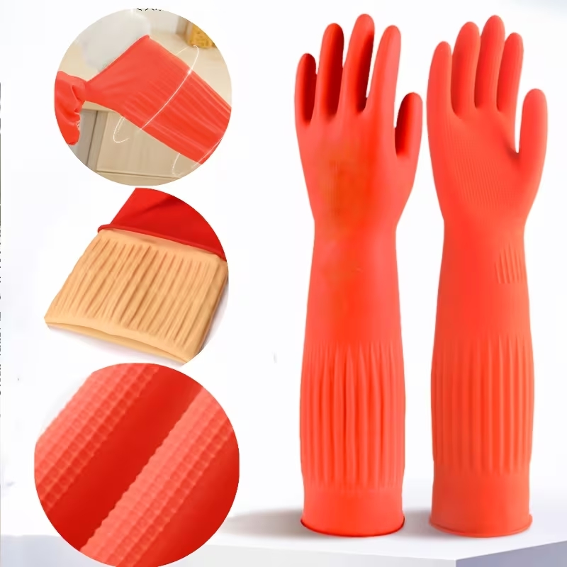 고무 설거지 장갑 재사용 가능 방수 가정용 주방 장갑  - Dish Glove Rubber 리뷰 및 가격