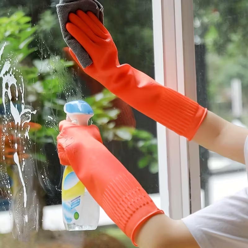 고무 설거지 장갑 재사용 가능 방수 가정용 주방 장갑  - Dish Glove Rubber 리뷰 및 가격