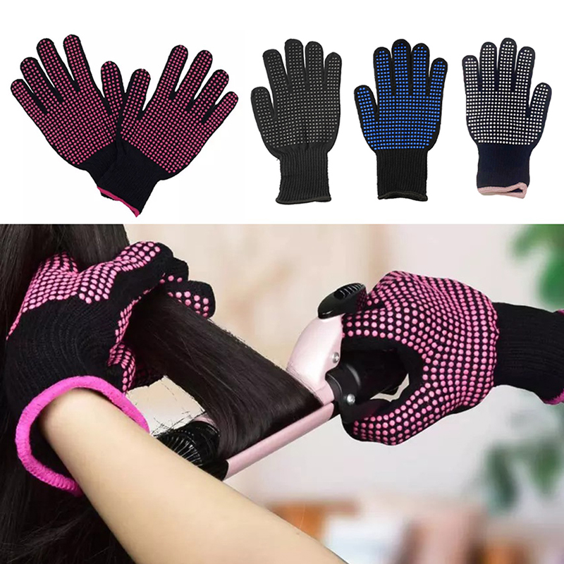 핫세일 양면 헤어 스트레이트너 펌 컬링 미용 내열 손가 - Heat Resistant Glove 리뷰 및 가격