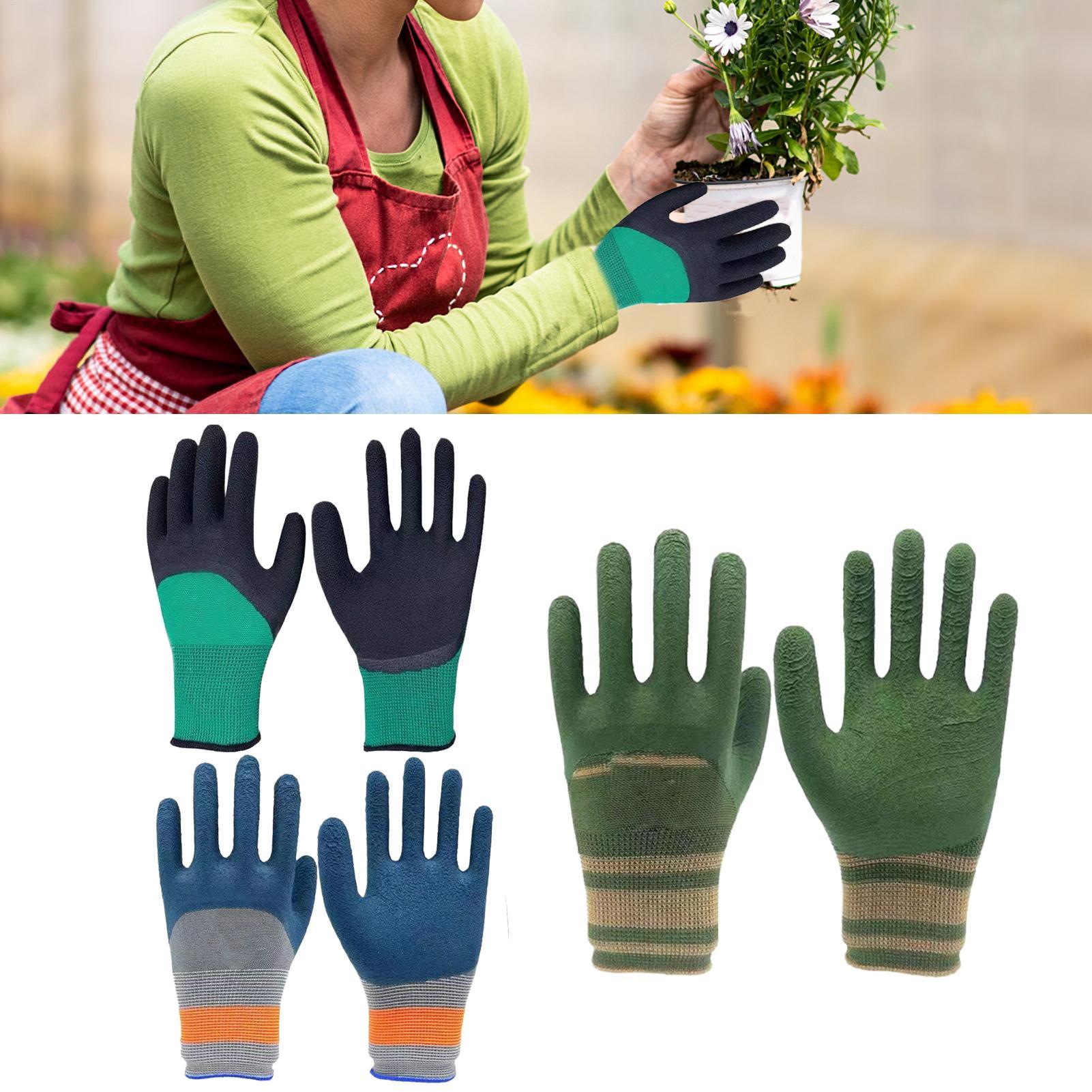 1 쌍 여성용 원예 장갑 마당 작업용 정원 장갑 펑크  - Gardening Glove Waterproof 리뷰 및 가격