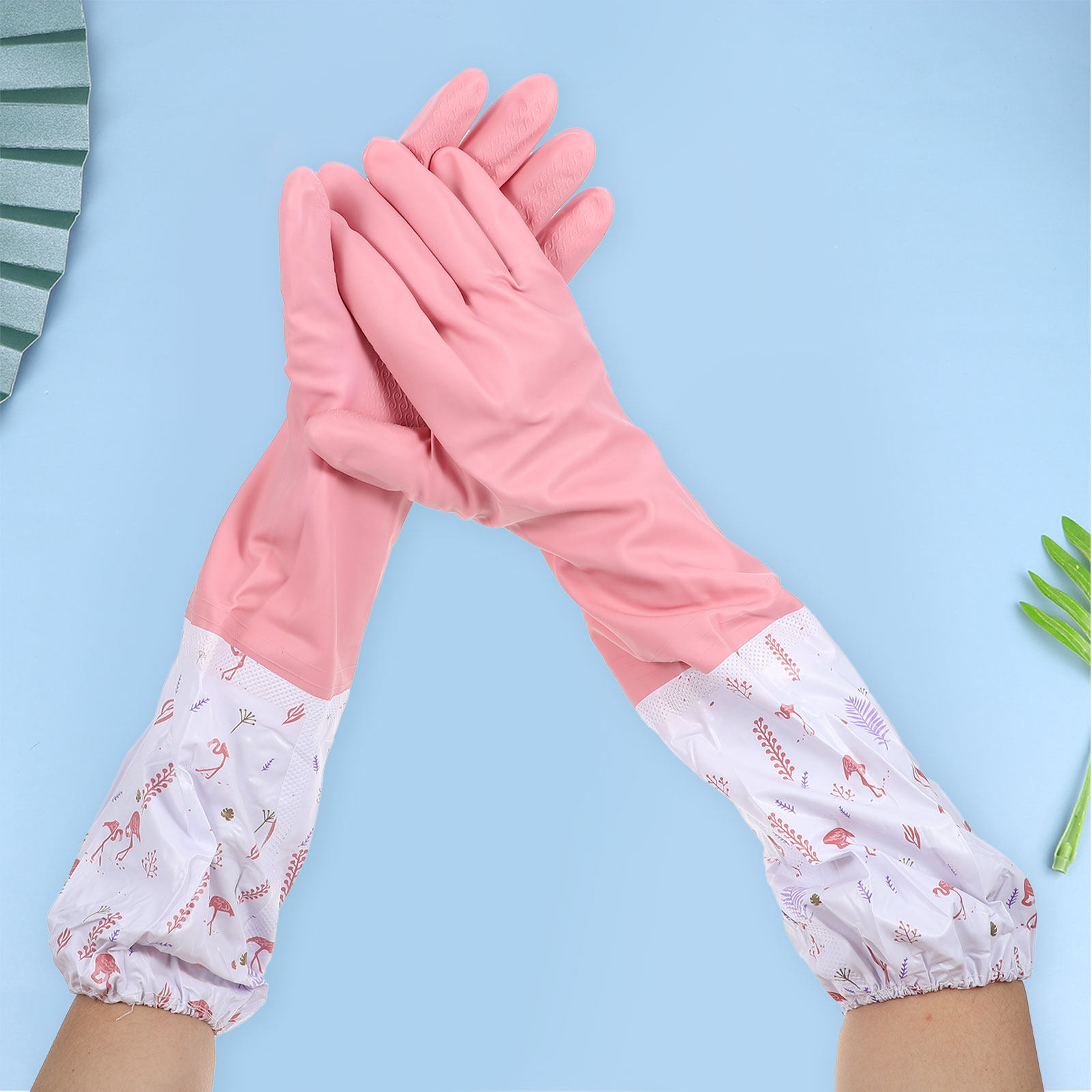 2쌍의 장갑 여성용 방수 설거지 장갑 식기세척기용 설거 - Dish Glove Rubber 리뷰 및 가격