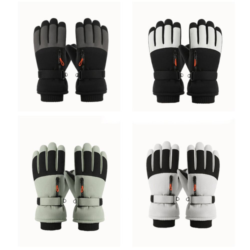 방풍 겨울 따뜻한 장갑 터치 스크린 두꺼운 스노우보드  - Ski Glove Waterproof 리뷰 및 가격