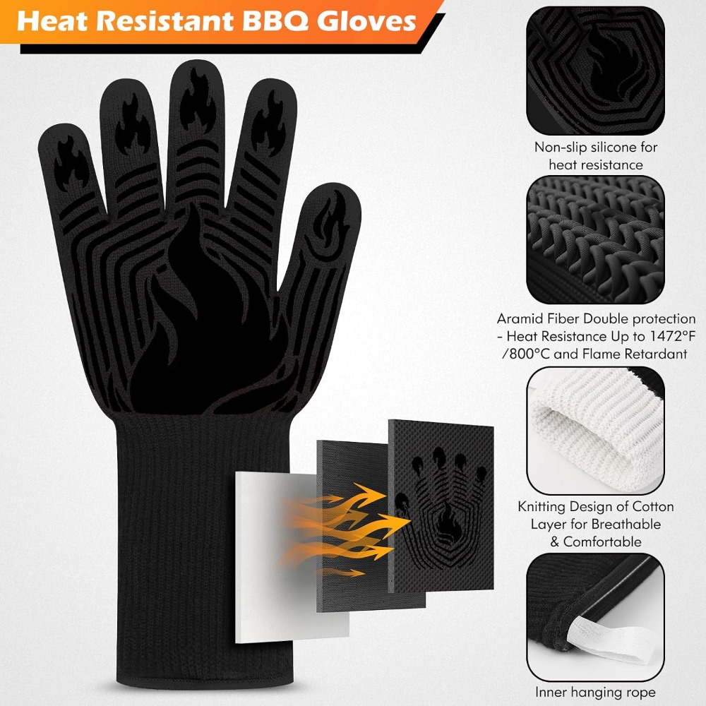 바베큐 장갑, 1472 ° F 내열 장갑, 내화 장갑, - Heat Resistant Glove 리뷰 및 가격