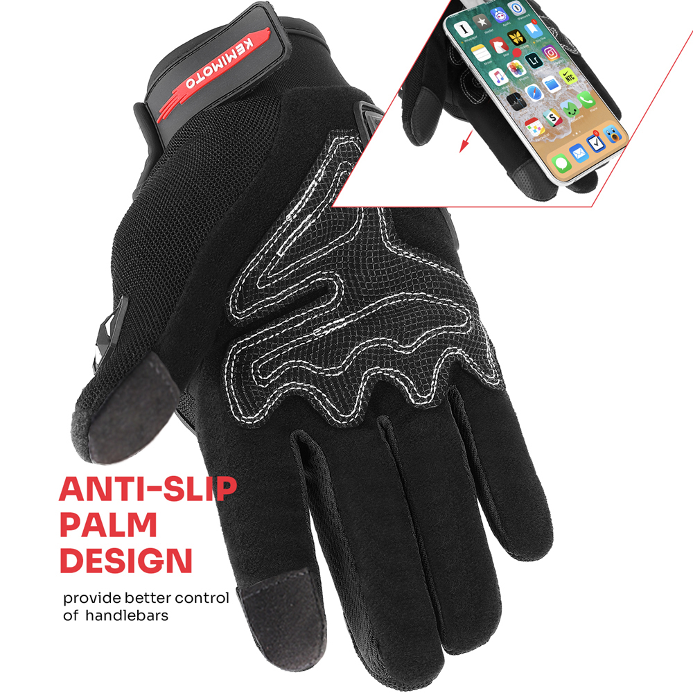 KEMITOUR 여름 오토바이 장갑 CE 터치 스크린  - Cycling Glove Padded 리뷰 및 가격
